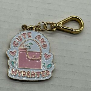 Kate Gabrielle cupholder purse tag keychain
